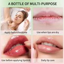 Hllozzi 50g lip scrub jojoba oil vitamin C hydrating moisturizing mild non-irritating watermelon, coconut, apple