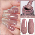 LILYCUTE Dark Grey Matte Color Series Gel Nail Polish Winter Long Lasting Full Coverage Manicure Soak Off Nails Art Gel Varnish