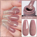 LILYCUTE Dark Grey Matte Color Series Gel Nail Polish Winter Long Lasting Full Coverage Manicure Soak Off Nails Art Gel Varnish