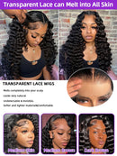 30 40 Inch Loose Deep Wave Human Hair Wig 13x4 13x6 Hd Lace Frontal Wigs For Women 250 Density Lace Front Curly Human Hair Wig