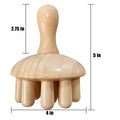 Wood Therapy Massage Tool Lymphatic Drainage Massager Wooden Therapy Cup Mushroom Massager Anti Cellulite Fascia Massage Roller