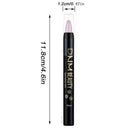 8pcs Metallic Eyeshadow Stick Set - Champagne Glitter & Highlighter, Waterproof Long-Lasting Eye Makeup in Brown, Coral, Black