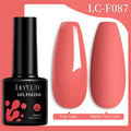 LILYCUTE Dark Grey Matte Color Series Gel Nail Polish Winter Long Lasting Full Coverage Manicure Soak Off Nails Art Gel Varnish