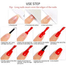 LILYCUTE 7ML Nail Gel Polish Full Coverage Manicure No Wipe Top Coat Base Coat Primer Soak Off LED UV Gel Nail Art Gel Varnish