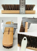 Genuine Horsehair Wooden Brush Car Detailing Polishing Buffing Brush Seat Handle Dashboard Roof Cleaning Premium Car Wash Brush
