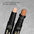 Dual-Ended Contour & Highlighter Stick - Matte Finish, Long-Lasting, Waterproof for Medium Skin Tones, for Return School