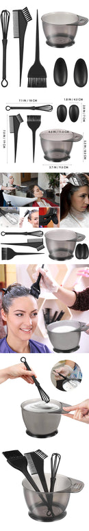 Using Dye Hairdressing Paints RFW01 for hair coloring