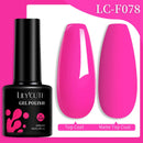 LILYCUTE 7ML Nail Gel Polish Full Coverage Manicure No Wipe Top Coat Base Coat Primer Soak Off LED UV Gel Nail Art Gel Varnish