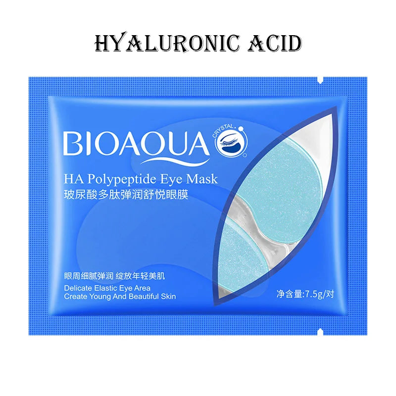 10pcs Bioaqua Collagen Eye Mask Anti Dark Circles skincare Masks Eye Patches Under Eye Bags Korean Skin Care Products