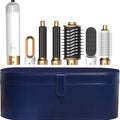 6 in 1 Hair Dryer Brush Detachable Airflow Comb Curler Straightening Brush Heat Control Styler for Smooth Hair