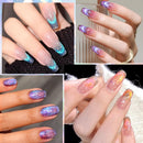 LILYCUTE 6PCS/SET 7ml Dynamic Reflective Cat Magnetic Gel Nail Polish with Free Magnet Sparkling Soak Off UV Gel Nail Art Kit