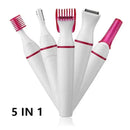 Women's Electric Razor - USB Electric Lady Shaver, Ladies Epilator Razor, Foil Shaver With Stainless Steel Blade