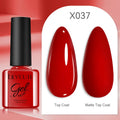 LILYCUTE 7ML Red Color Series Nail Gel DIY Nail Art Semi Permanent UV Gel Polish Long Lasting Design Manicure Supplies
