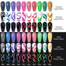 LILYCUTE 5ML Gold Reflective Glitter Liner Gel Nail Polish French Laser Sparkling Painting Nail Art Semi Permanent UV Gel