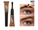 Tear-Off Eyebrow Gel And Brush Combined Long-Lasting Intense Color Sweat-Resistant Semi-permanent Peeling Brow Tint Eye Makeup