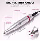 45000RPM Nail Drill Machine Professional Nail Lathe with Large LCD Screen Smart Electric Manicure Polisher Nail Art Tools