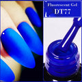 MEET ACROSS 7ml Orange Red Green Gel Nail Polish Laser Sparkly Soak Off Semi Permanent Nail Art UV Gel Varnish For Nails