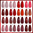 LILYCUTE 7ML Red Color Series Nail Gel DIY Nail Art Semi Permanent UV Gel Polish Long Lasting Design Manicure Supplies