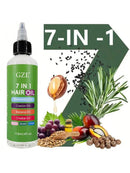 "Applying Batana Oil Chebe Oil Biotin Keratin to scalp"