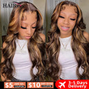 Highlight Body Wave Wigs Human Hair 13x6 HD Lace Frontal Wig Honey Blonde 13x4 Lace Front Wig For Women Glueless Wig Pre Plucked