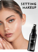 Black Polka Dot Setting Spray 60ml for face, long-lasting, anti-smudge-proof and 16 hours of makeup off wear natural finish