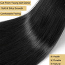 100% Unprocessed Virgin Brazilian Human Hair Bundles Natural Black Color 30 32 Inch Body Wave 3/4 Bundles Raw Hair Extensions 16A Remy Pure Human HairBundle