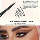 3pcs/Silky Black Brown Eyeliner Smooth Waterproof and Sweatproof Long-lasting