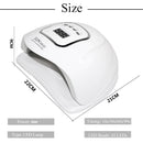 Nail Dryer Machine Professional Manicure Lamp 45 LEDs High Power UV Nail Light With Auto Sensor Smart Nail Salon Equipment Tools
