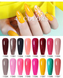 Arte Clavo Red Series Nail Polish Party Colors Gel Varnishes All For Nails Soak Off UV LED Semi Permanent Nail Art Remover Gel