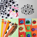 100pcs/200/550pcs Self-adhesive Googly Wiggle Eyes for DIY Scrapbooking Crafts Projects DIY Dolls Accessories Eyes Handmade Toys
