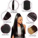 Raw Straight Human Hair Bundles Brazilian Straight Hair Bundles Human Hair 2/3/4 Pcs 8-30 Inches Human Hair Extensions