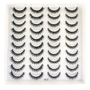 2023 New 20 pairs natural long 3D mink false eyelashes fake lashes makeup kit Mink Lashes extension eye lashes short eyelashes