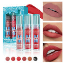 Watery Black Lipstick Hydrating Lip Fullness Lip Gloss Lasting Velvet Lip Glaze Set Pearlescent Fine Sparkling Lipstick Liquid