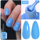 LILYCUTE 7ML 125 Colors Gorgeous Glitter Red Nail Gel Polish Semi Permanent Soak Off LED UV Gel Nail Art Manicure Varnish