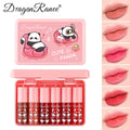 6Pcs/Set Lip Gloss Set Moisturizing and Moisturizing Mild Lipstick Non-Greasy Waterproof Lip Glaze Anti-Sweat Glossy Mirror Lipstick Long-Lasting Glossy Lip Glaze Set