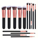 14PCS Makeup Brush Set, Soft Fluffy Foundation Contour Concealer Lip Eyeshadow Blending Brushes for Women Cosmetic Beauty Tools