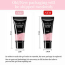 LILYCUTE Nail Extension Gel 10ML Semi Permanent Bright Pink UV Hard Gel Nails Finger Prolong White Clear Nude Gel Nail Polish
