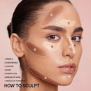 Brightening Contour Stick Cream Longwear Lightweight Sculpt Face Concealer Bronzer Makeup Pen For Flawless Finish