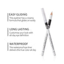 3pcs Fast Drying Matte White Eyeliner Pencil Smooth Waterproof Eyeliner Pen Long Lasting Eyelid Cosmetic Eyes Makeup Tools
