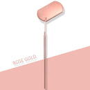 Multifunction Eyelash Mirror Stainless Steel Beauty Makeup Long Handle Mirror For Checking False Eyelash Extension Grafting Tool