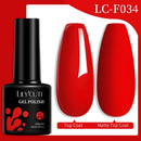 LILYCUTE 7ML Nail Gel Polish Full Coverage Manicure No Wipe Top Coat Base Coat Primer Soak Off LED UV Gel Nail Art Gel Varnish