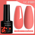 LILYCUTE Dark Grey Matte Color Series Gel Nail Polish Winter Long Lasting Full Coverage Manicure Soak Off Nails Art Gel Varnish