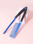 Straight hair brush, V-shaped straightener, straighten hair, suitable for hair salons, special for real hair wigs