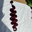 #99j Red Wine Dark Burgundy Body Wave Human Hair 1/2/3/4 Bundles 10-30 Inch 20A Brazilian Virgin Remy Human Hair Soft and Shiny