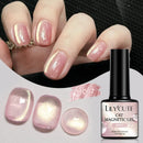 LILYCUTE 7ml Glass Cat Magnetic Nail Gel Polish Semi Permanent Soak Off UV Gel Crystal Varnis Nail Art Manicure