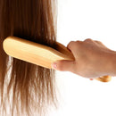 Double Brush Head Hair Comb Professional Hairdressing Tool Wooden Anti-static Straight Hair Comb