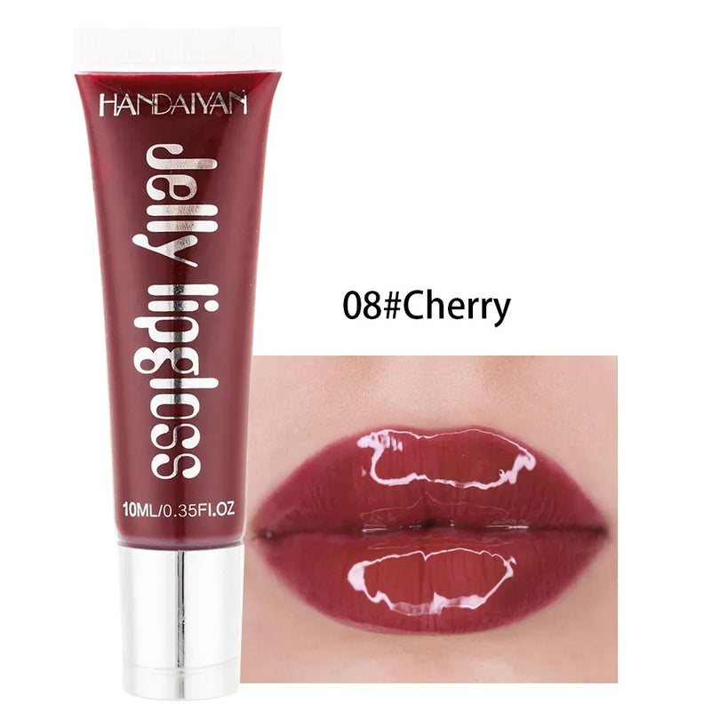 Jelly Lip Gloss Moisturising Lipstick Sexy Lip Oil Plumping Non-Sticky Long Lasting Repairing Primer Lip Balm Care Cosmetics