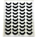 2023 New 20 pairs natural long 3D mink false eyelashes fake lashes makeup kit Mink Lashes extension eye lashes short eyelashes