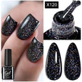 LILYCUTE 7ML 125 Colors Gorgeous Glitter Red Nail Gel Polish Semi Permanent Soak Off LED UV Gel Nail Art Manicure Varnish