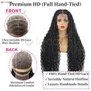Boho Box Braided Wigs Curly Hair Synthetic Full Lace Front Wigs for Black Women Goddess Locs Braid Wig Bohemian Box Braid Wig